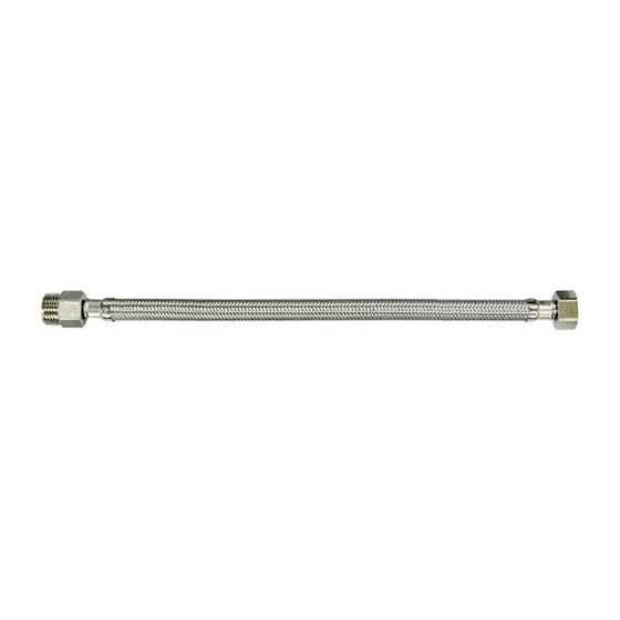 Imagem de ENGATE FLEX ACO INOX TRANCADO 1/2"X60cm