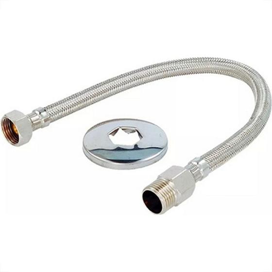 Imagem de Engate Flexivel Malha Inox Metrox Trancado 40Cm