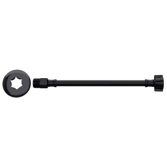 Engate Flexível Para Água Fria Blukit Black em PVC Reforçado com Trançado Interno 40cm - Rosca 1/2 (M) x 1/2 (F) é boa?