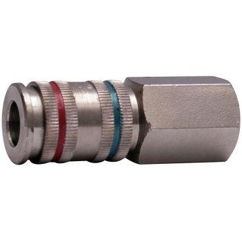 Imagem de Engate Rapido Arcdal Femea Com Rosca 1/4" Arc-Er-200-F-1/4