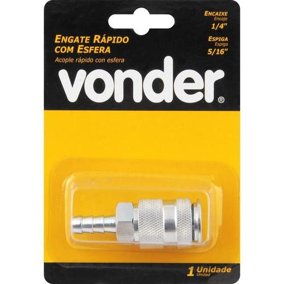 Imagem de Engate Rapido Espigao 5/16" com 1 peça Vonder