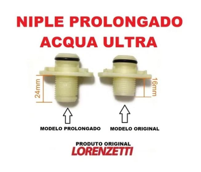 Imagem de Engate Rápido Prolongado Ducha Acqua Ultra Lorenzetti A-19E