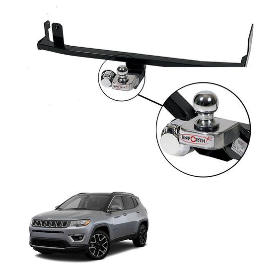 Imagem de Engate Reboque Jeep Compass S 2020 2021 2022 Fixo