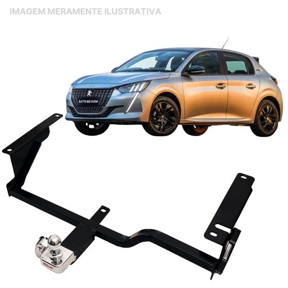 Imagem de Engate Reboque Rabicho Fixo Peugeot 208 2023 450Kg