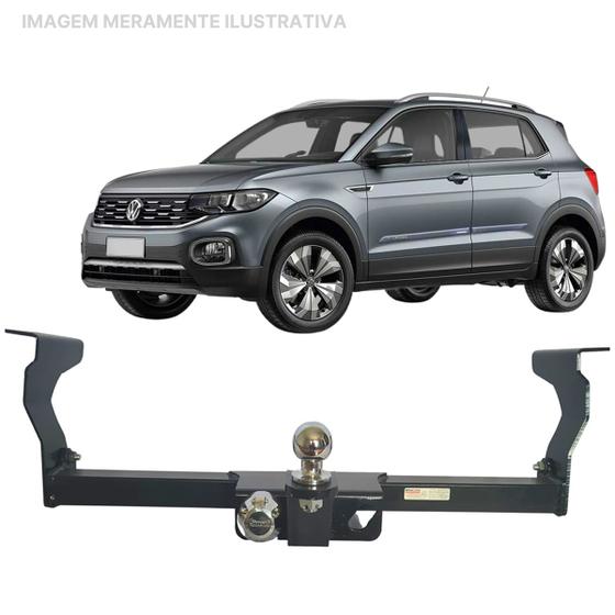 Engate Reboque Rabicho Removivel T-Cross 2017 a 2022 700Kg Menor preço em Engate Reboque Rabicho Removivel T-Cross 2017 a 2022 700Kg