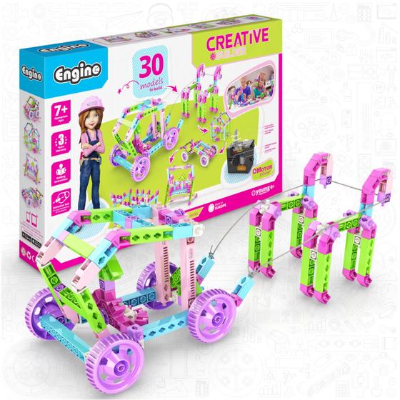 Imagem de Engino- STEM Girls Building Toys, 30 Conjunto de modelos motorizados, Brinquedos educacionais para maiores de 6 anos, Brinquedos de construção, presentes para meninas