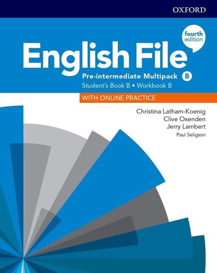 Imagem de English File Pre-Intermediate B - Multi-Pack - Student's Book With Workbook And Online Practice - Fourth Edition - Oxford University Press - ELT