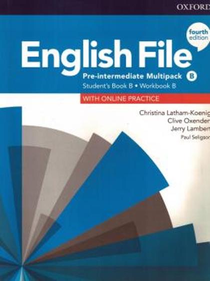 Imagem de English File Pre-intermediate B Sb/wb Multipack - 4th Ed.