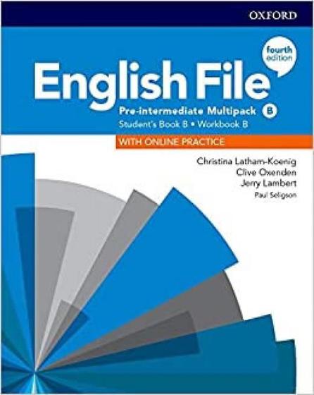 Imagem de English file pre intermediate b students book/workbook multipack   4th ed