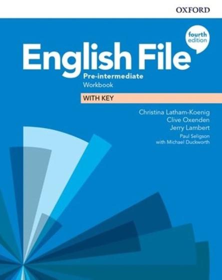 Imagem de English file pre-intermediate wb with key - 4th ed - OXFORD UNIVERSITY