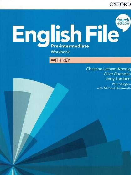 Imagem de English file pre-intermediate wb with key - 4th ed. - OXFORD UNIVERSITY