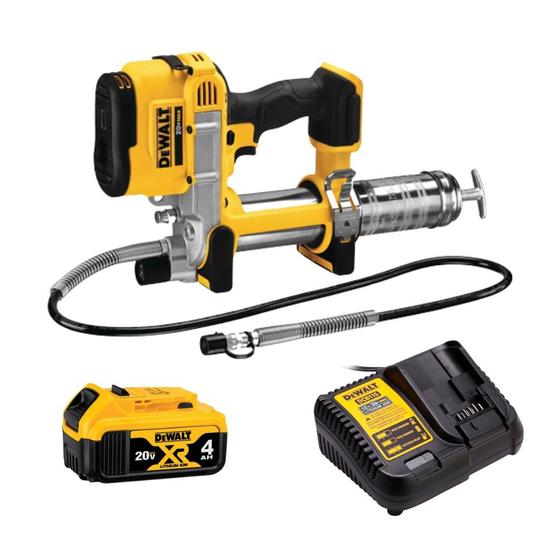 Imagem de Engraxadeira Bateria 20v 4ah Dcgg571b Dewalt + Carregador Rapido