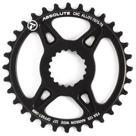 Imagem de Engrenagem Hollowgram / FSA Coroa Prime Direct Offset 3MM Preta