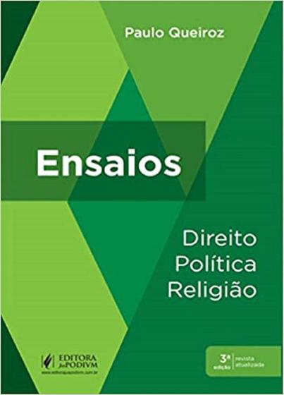 Imagem de Ensaios: Direito, Política E Religião 3ª Edição - JusPodivm