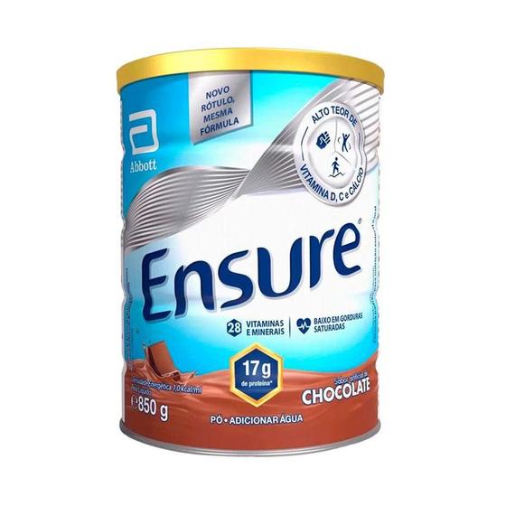 Imagem de Ensure em Pó Sabor Chocolate 850g