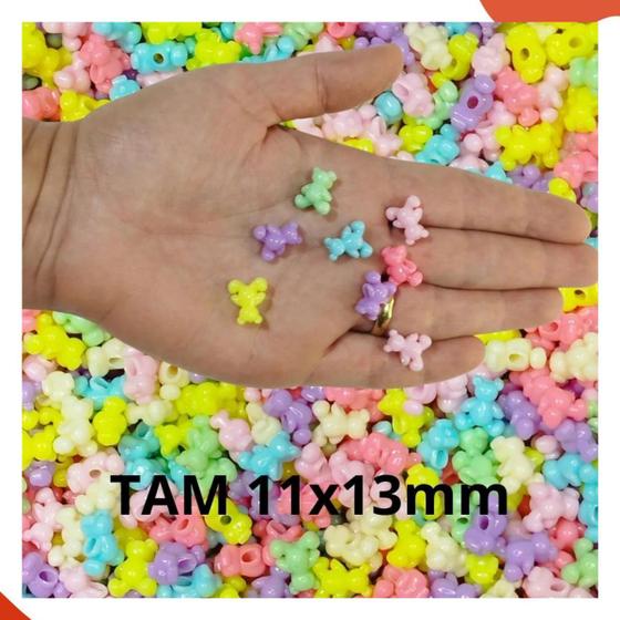 Imagem de Entremeio Urso Passante 11X13mm Em Plastico Com 500G