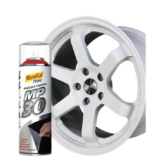 Envelopamento tinta liquido spray branco fosco aro roda 500ml Menor preço em Envelopamento tinta liquido spray branco fosco aro roda 500ml