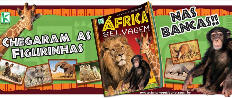 Imagem de Envelope África Selvagem, 10 Envelopes = 50 Cromos + Album Capa Cartão