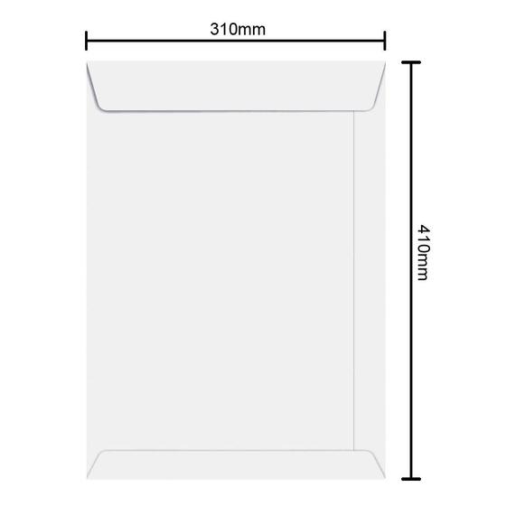 Imagem de Envelope Branco 310mm x 410mm 90g 6468 Ipecol