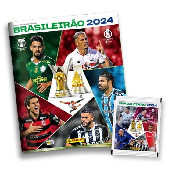 Imagem de Envelope Brasileirão 2024, 30 Envelopes = 150 Cromos + Album Capa Cartão