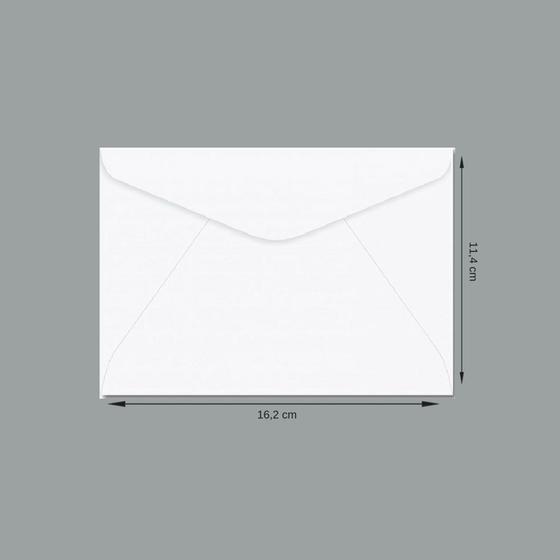 Imagem de Envelope Carta Branco 114 X 162 Sem Cep Cof010 1000 U Scrity