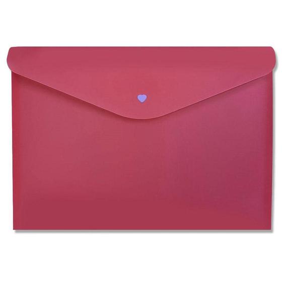 Imagem de Envelope Com Botão A4 Full Color Pink Organização Dello