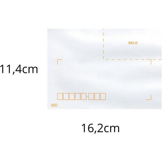 Imagem de Envelope Comercial 114X162MM 63G/M² com RPC Branco - Caixa com 1000