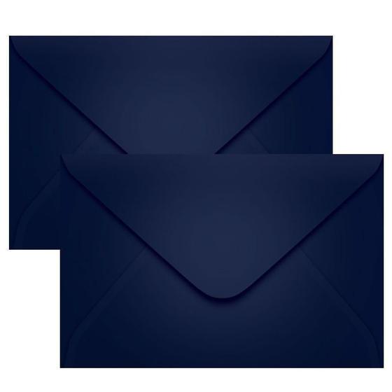 Imagem de Envelope Convite de Casamento Azul Escuro 160x235mm Scrity 100un