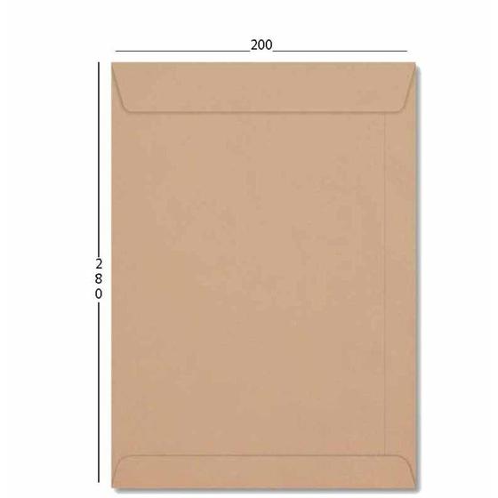 Imagem de Envelope kraft natural 200x280mm 80g 1028 / 250un  / foroni