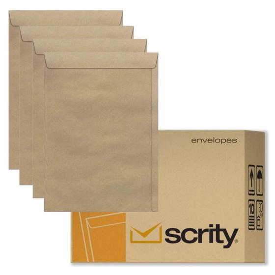 Imagem de Envelope Kraft Natural Scrity 229x324 80g Caixa Com 250 Un