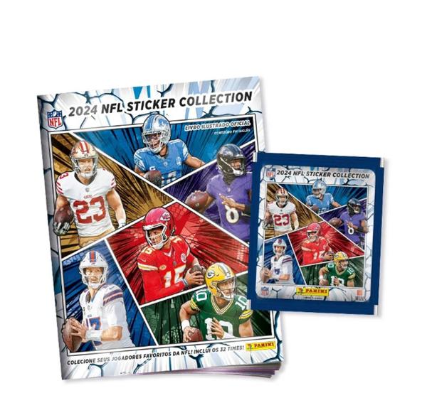 Imagem de Envelope NFL 2024, 30 Envelopes = 150 Cromos + Album Capa Cartão