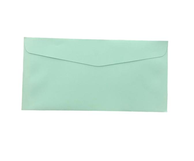 Imagem de Envelope Ofício 114x229 Verde Água com 50 unidades