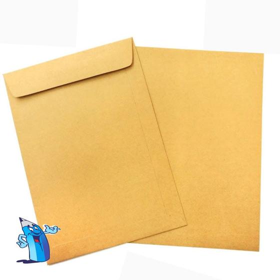 Imagem de Envelope oficio kraft pardo 100 unidades saco 240x340mm scrity