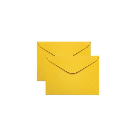 Imagem de Envelope para Convite Amarelo 72x108mm Scrity 100un