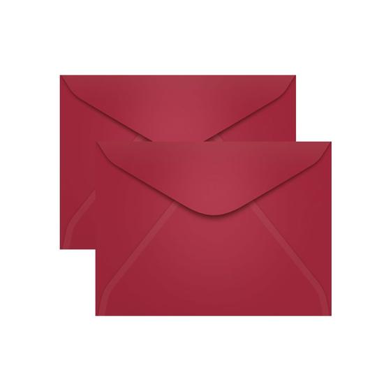 Imagem de Envelope para Convite Vermelho Bordô Pequim 114x162mm Scrity 100un