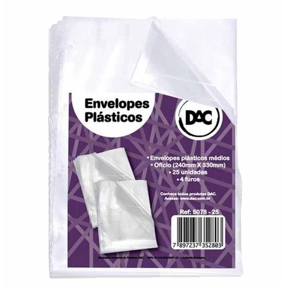 Envelope pasta catalogo oficio (0,10) medio / 100un / dac Menor preço em Envelope pasta catalogo oficio (0,10) medio / 100un / dac