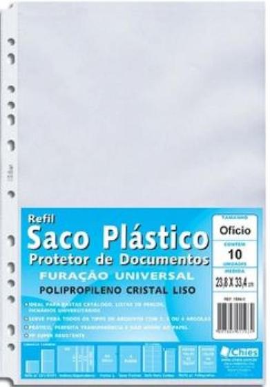 Envelope plastico furacao universal a4 13 furos liso c/10un 1592 Menor preço em Envelope plastico furacao universal a4 13 furos liso c/10un 1592