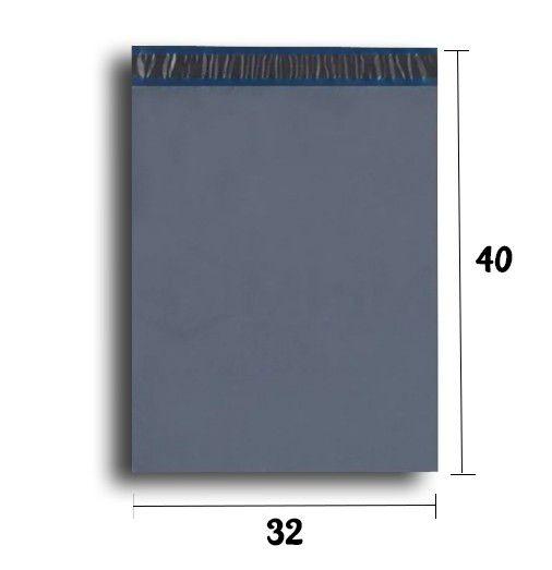 Imagem de Envelope plástico lacre segurança correios sedex 32x40cm Cinza