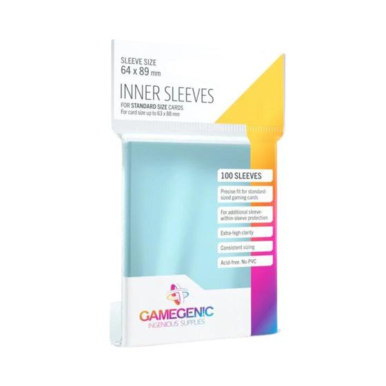 Imagem de Envelope Protetor De Cartas Inner Sleeves Standard 64x89mm