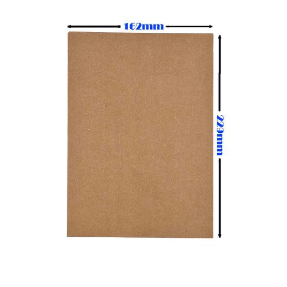 Imagem de Envelope Saco kraft Natural 80g 162x229 meio A4 Foroni com 100un