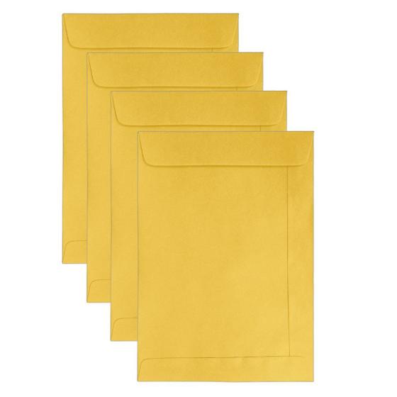 Imagem de Envelope Saco Ouro 240X340 80g Tilibra Caixa Com 100 Un