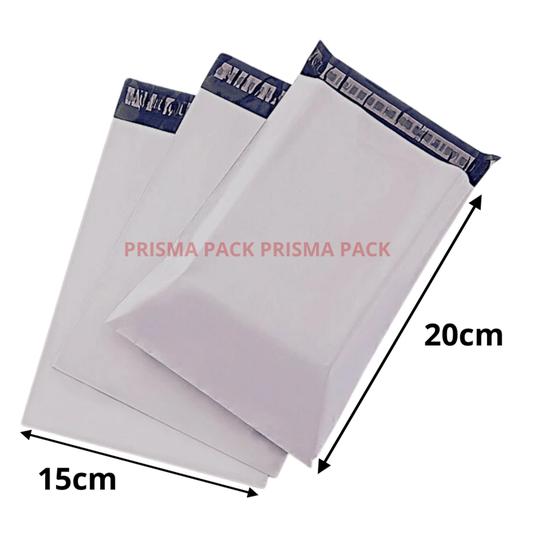Imagem de Envelope Saco Plástico Para Envio C Lacre Branco 15x20 500 Uni