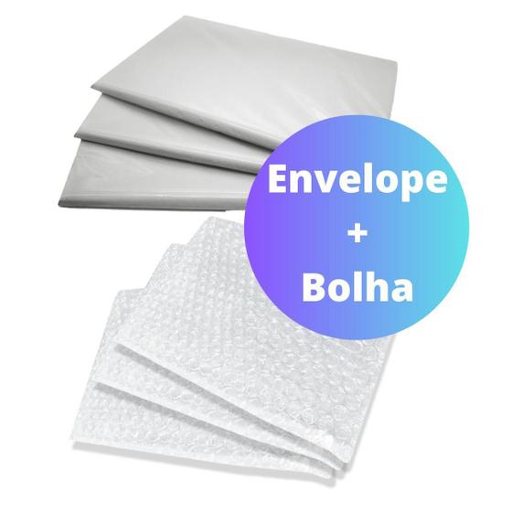 Imagem de Envelope Segurança c/ Plástico Bolha - 20x30 cm - Branco