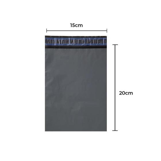 Imagem de Envelope Segurança Cinza 15x20 Eco 1000 Unid. - Embalagem Plástica Autoadesiva