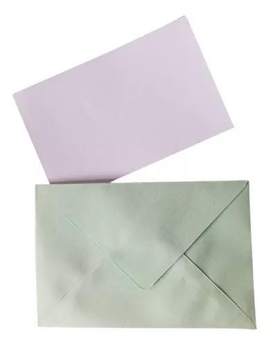 Imagem de Envelope Visita + Cartão Branco 20 Unidades 120 x 80mm