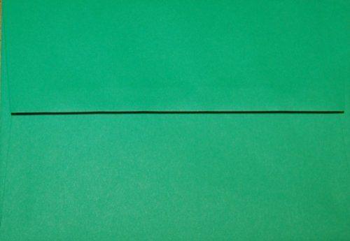 Imagem de Envelopes Envelopes em A7 100% verde com aba quadrada de 5,25 x 7,25 polegadas