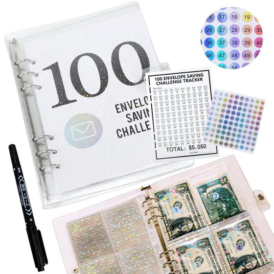 Imagem de Envelopes para Desafio de Economia - Kit com 100 Unidades