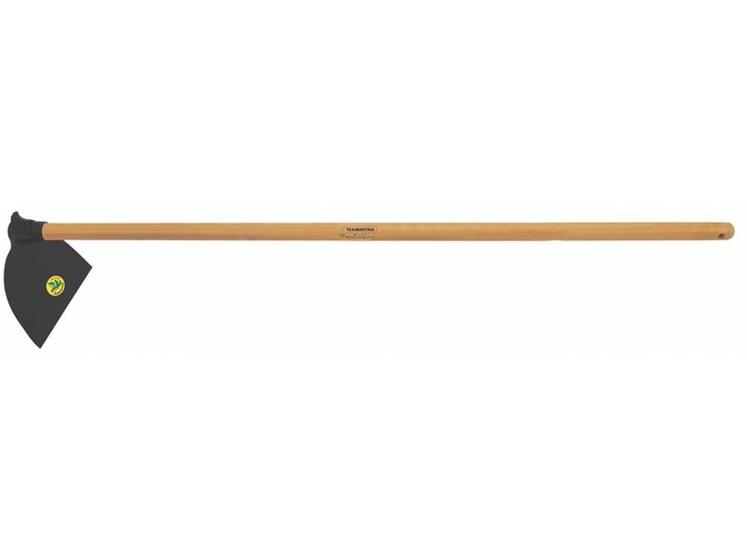 Imagem de Enxada metalica canavieira goivada 215 20 cabo de madeira de 130 cm tramontina