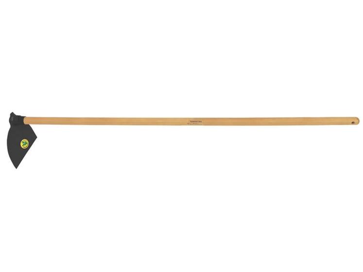 Imagem de Enxada metalica larga 214 20 cabo de madeira de 130 cm tramontina