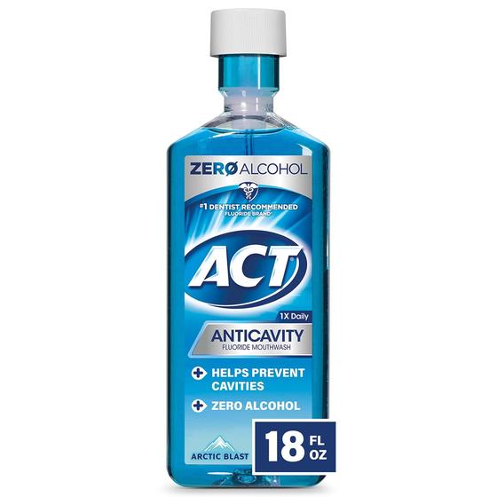 Imagem de Enxaguante Bucal ACT Anticavity Zero Álcool - 532ml com Copo Dosador
